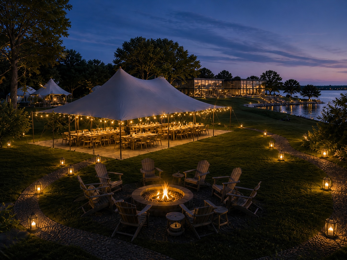 Sail Tent & Fire