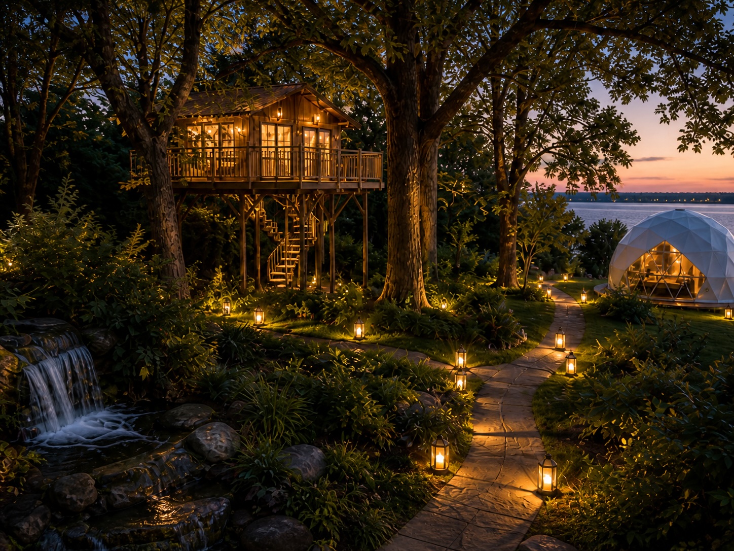 Treehouse & Dome